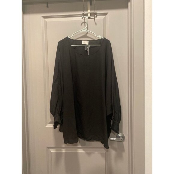 Andree by Unit Black Oversized Blouse 1X/2X NWT - Picture 2 of 6